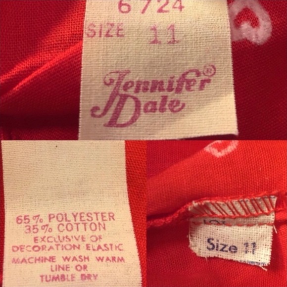 70’s Valentine’s Heart Babydoll Style Ling… - Picture 3 of 6